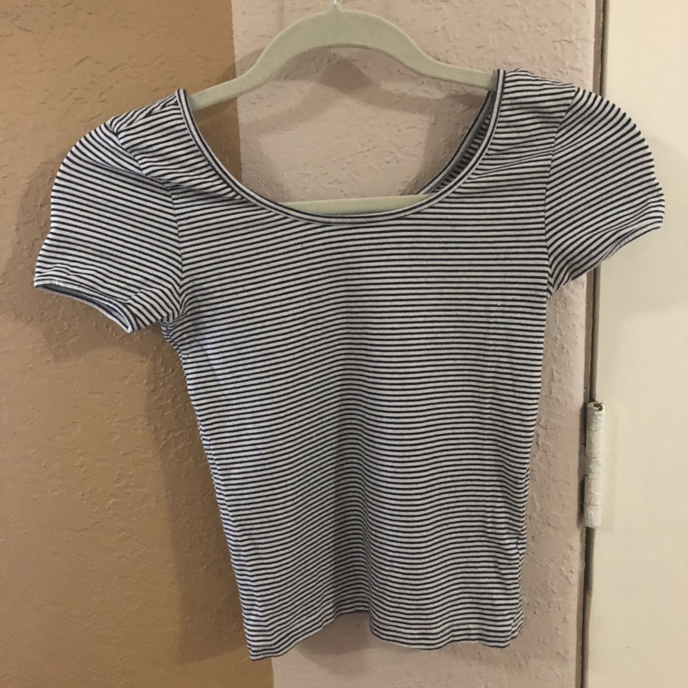 Striped Crop Top